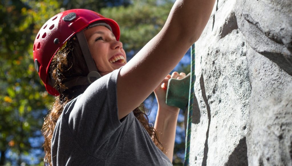 rock climbing