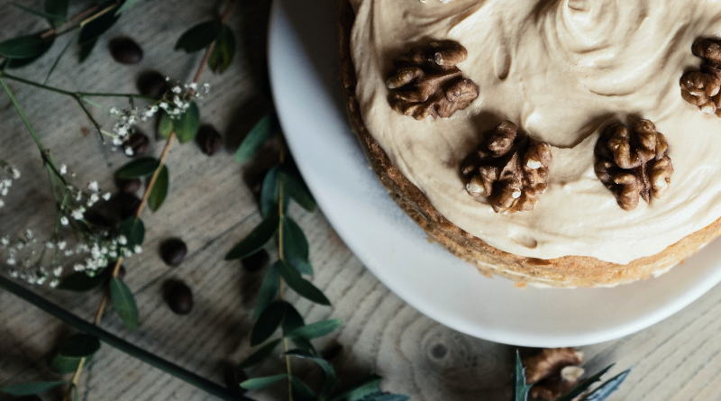 Koffie en walnotencake