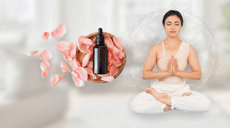 Essential oils yoga