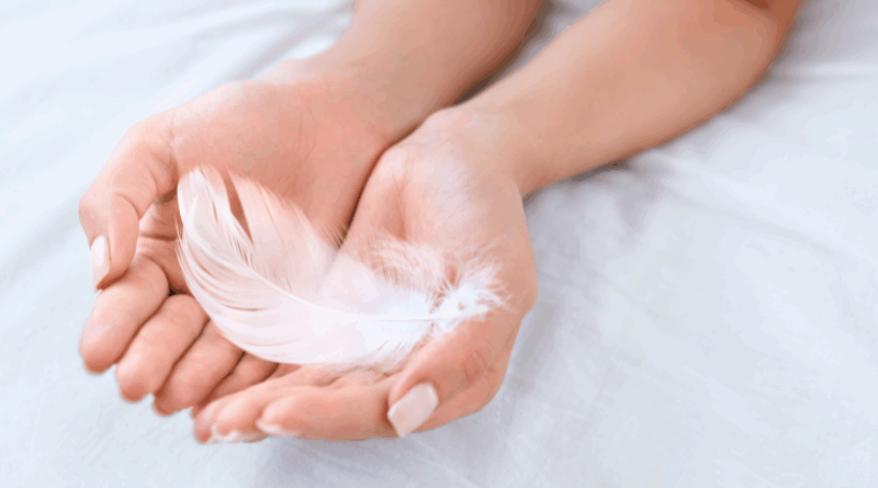 white feather