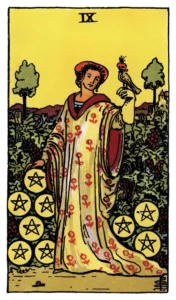 nine-of-pentacles-rider-waite-
